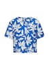 Strukturierte Bluse im O-Shape