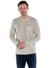 engbers Herren Langarm-Shirt strukturiert , Beige