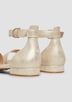 Sandalen in Leder-Optik