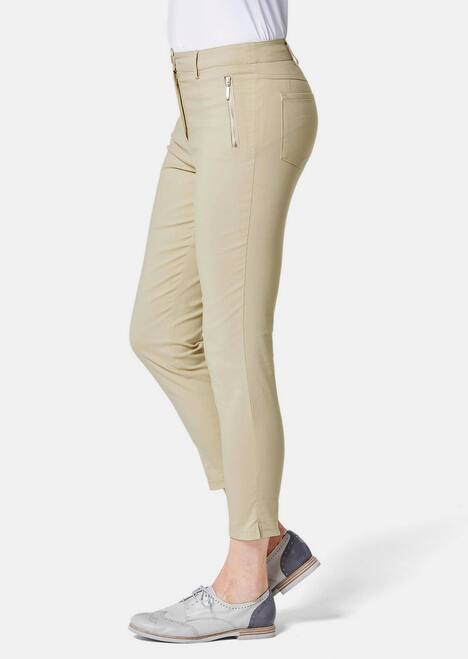 GOLDNER Broek Elastische broek met extra stiksels