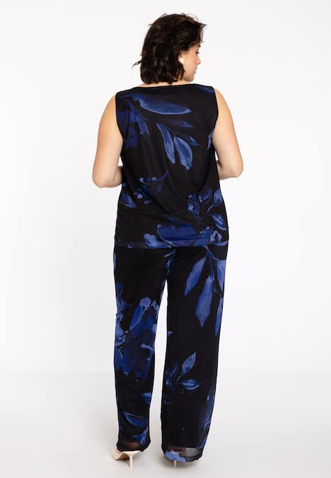 Broek met een elastieken tailleband