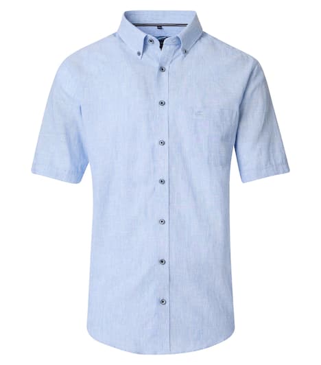 Leinenhemd uni Casual Fit