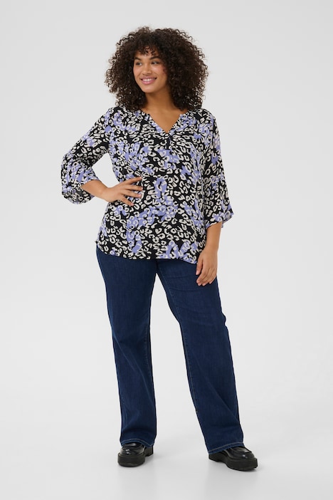 Kurzarm-Bluse Regular fit