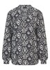 GOLDNER Blouse met print Blouse van viscose, met ruches