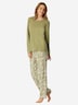 Schiesser Damen Pyjama Comfort Essentials linde