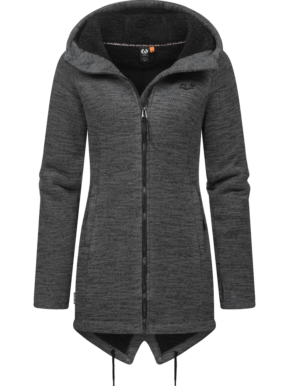 Kapuzenstrickjacke Wingi Melange