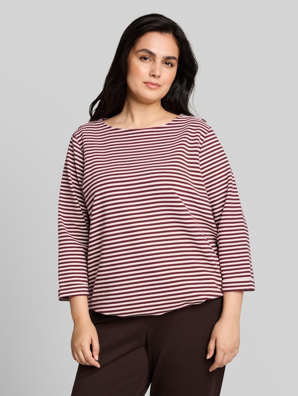 Langarmshirt mit Knopf-Details