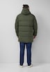 Wasserabweisende Pufferjacke mit abnehmbarer Kapuze und sportiven Details