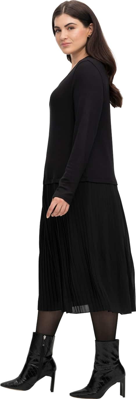 Strickkleid Langarm Uni