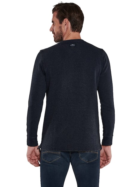 engbers Herren Langarm-Hemd uni , Saphirblau