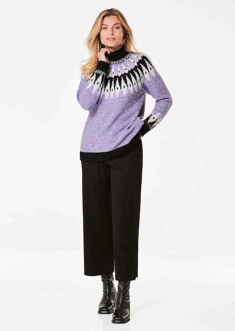 Norweger-Pullover mit wärmender Schurwolle