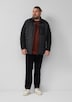 Leicht wattierte Jacke im Fabricmix mit sportiven Details