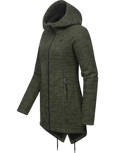Kapuzenstrickjacke Wingi Melange