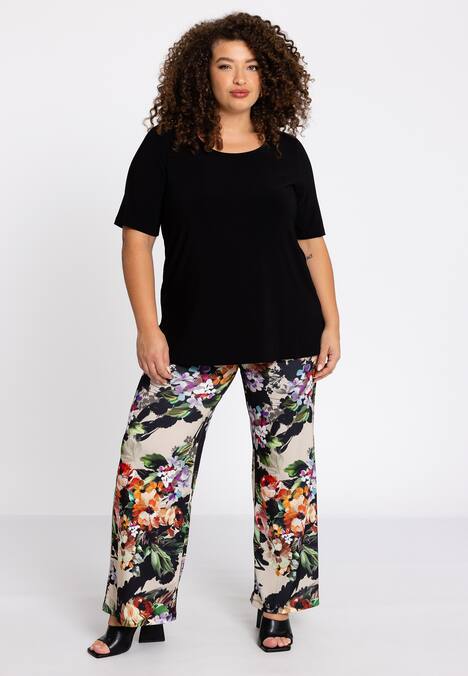 Hose mit Blumenmuster