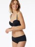 Schiesser Damen Bügel-BH 2-Pack Bandeau mit Schale - Unique Micro - schwarz