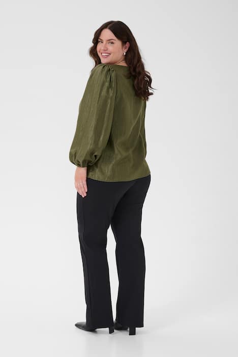 Langarm-Bluse Regular fit