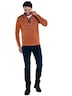 engbers Herren Sweatshirt regular , Dunkelorange