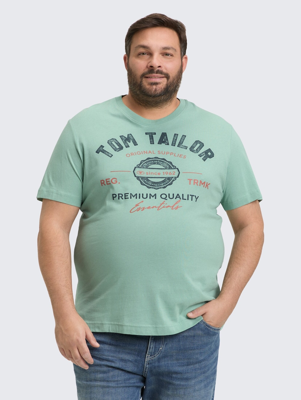 T-Shirt mit Logo Print