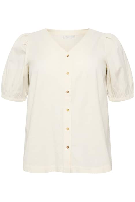 Blouse met korte mouwen Regular fit