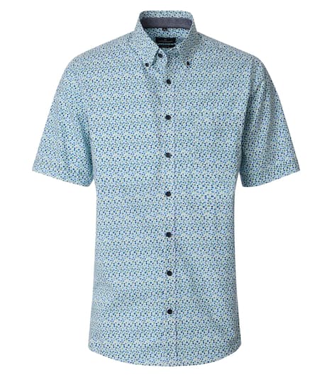 Freizeithemd Kurzarm Print Casual Fit