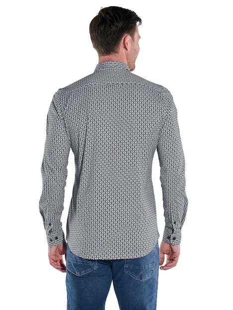 engbers Herren Hemd langarm , Grau