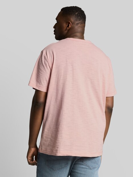 T-Shirt in Melange-Optik