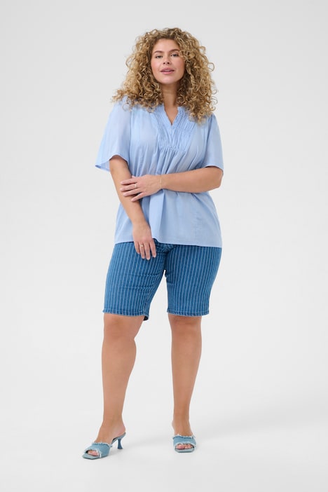 Kurzarm-Bluse Regular fit