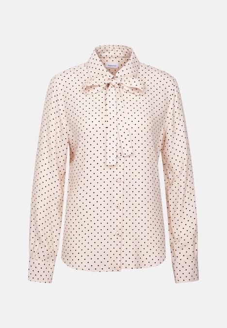 Damen Ausgestellte Bluse - Druck