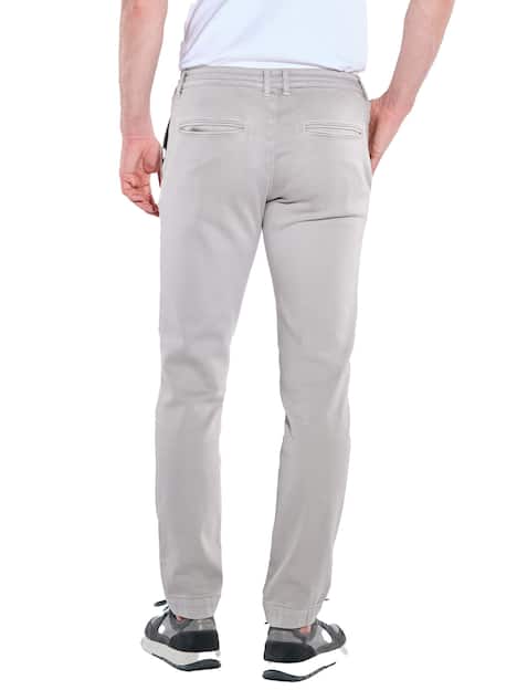 engbers Herren Super-Stretch-Jeans im Chino-Design , Beige