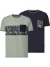 Doppelpack T-Shirt RIGATULI