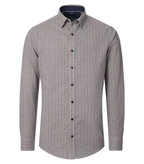 Freizeithemd Print Comfort Fit