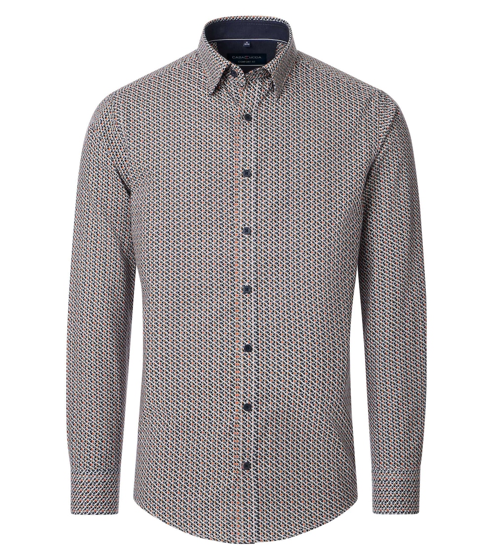 Freizeithemd Print Comfort Fit