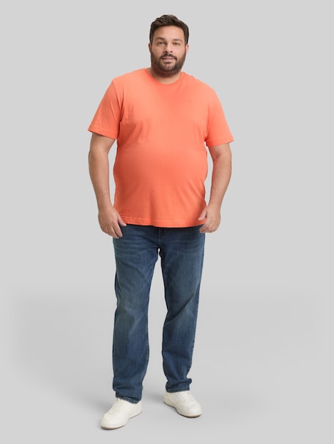 T-Shirt mit Logo-Stickerei