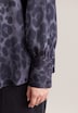 Damen Ausgestellte Bluse - Druck