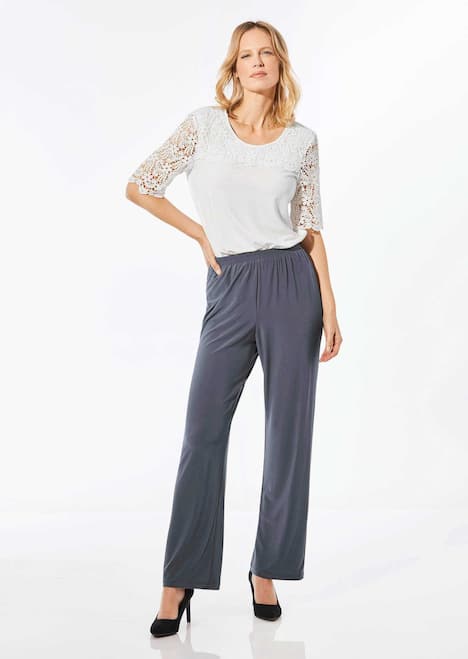 GOLDNER Slinky broek VERA Comfortabele slinky broek met elastische tailleband
