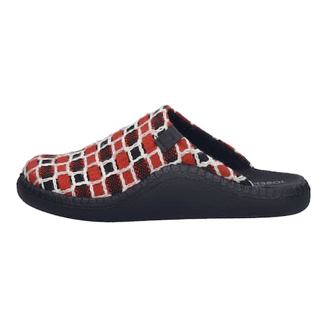 Damen Hausschuh Monaco D 03, rot-multi
