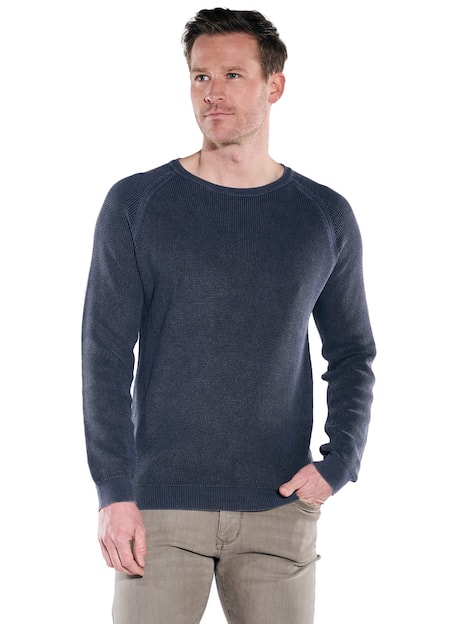 engbers Herren Pullover Rundhals , Saphirblau