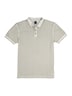 Herren Polo-Shirt strukturiert , Braunbeige