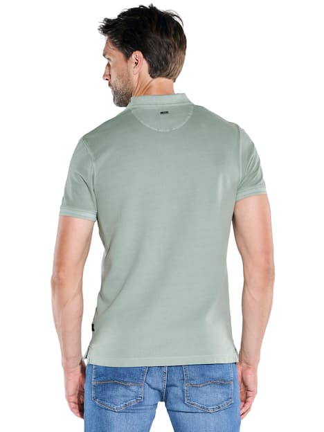 engbers Herren Polo-Shirt uni , Khaki
