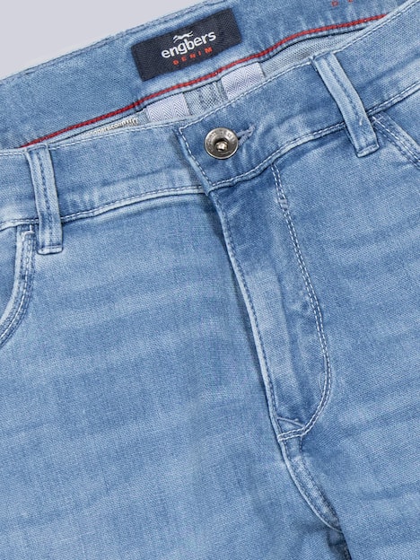 engbers Herren Jeans 5-Pocket Superstretch , Brilliantblau