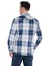 engbers Herren Overshirt kariert , Mittelblau