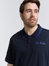 Poloshirt mit Logo-Print aus Baumwolle