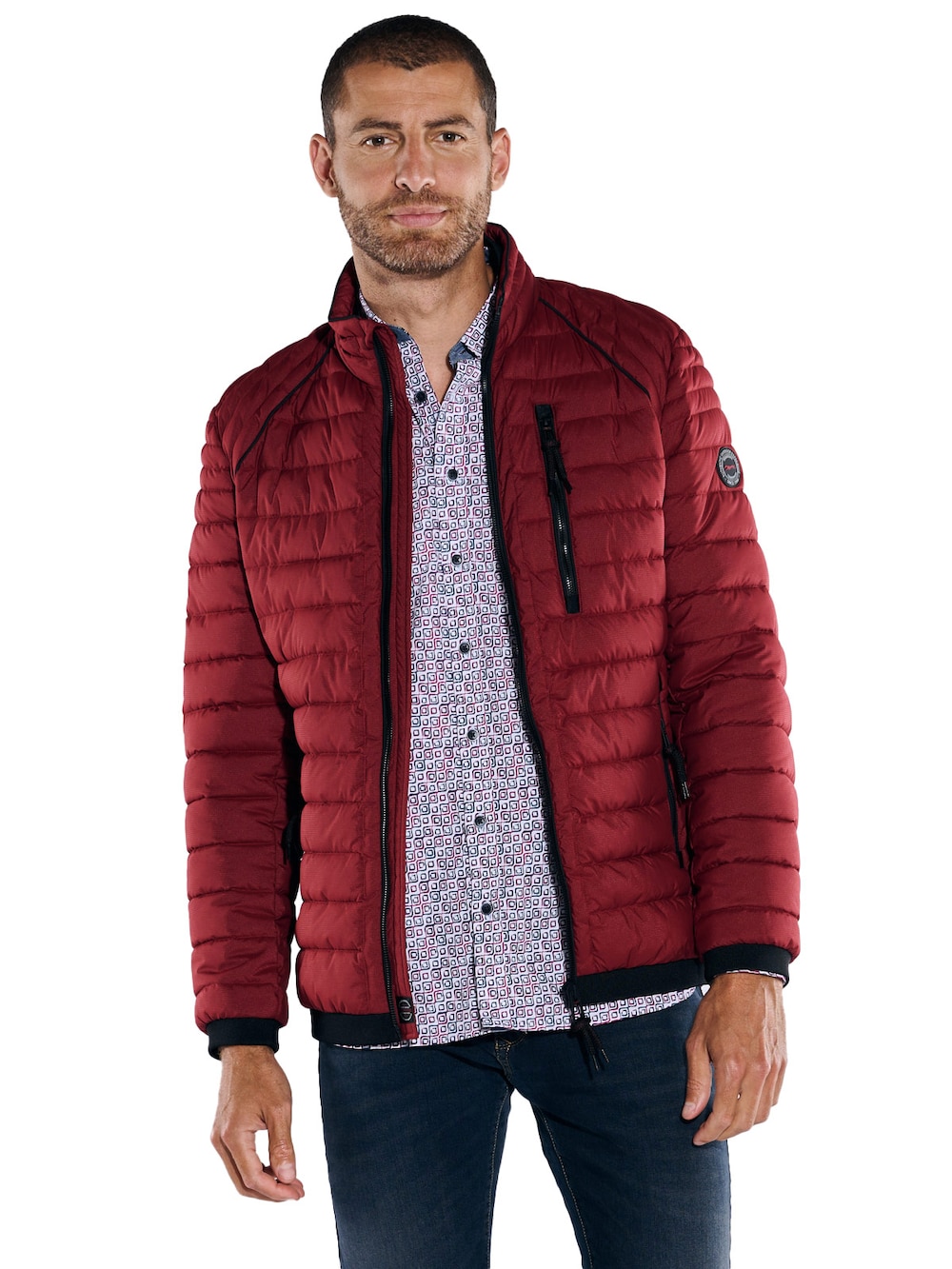 engbers Herren Steppjacke , Rot