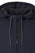 Sweatjacke mit Kapuze uni