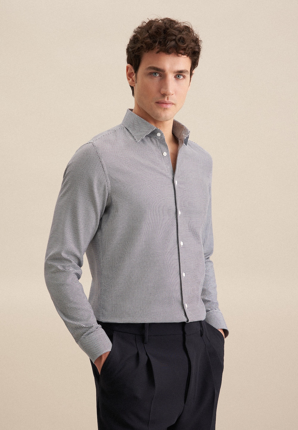 Herren Business Hemd - Pepita