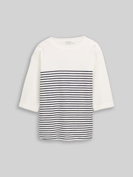 Langarmshirt mit Streifenmuster