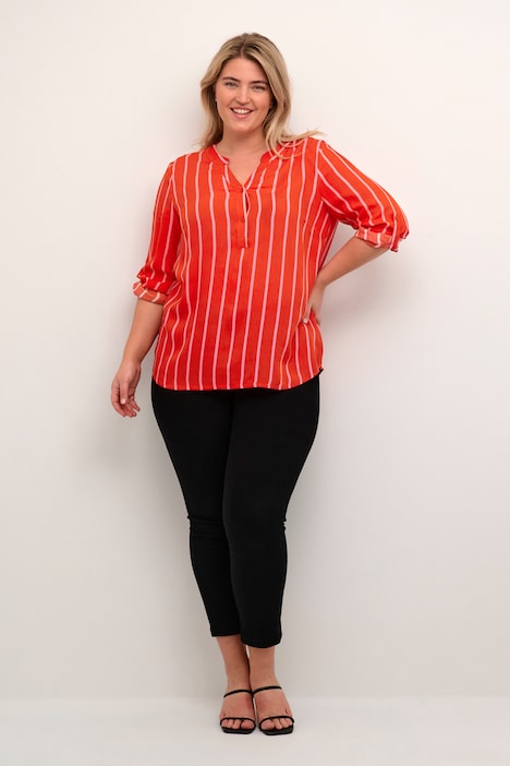 Langarm-Bluse Regular fit