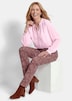 Vrouwelijke blouse met ruches