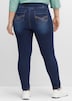 Schlupfjeans Jeggings mit breitem Gummibund Rundumdehnbund Uni