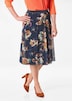 GOLDNER Rok van mesh Mesh rok met bloemenprint
